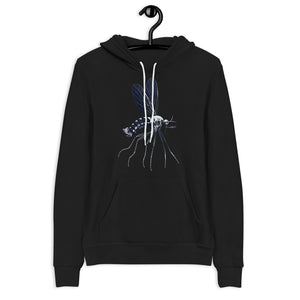 Microscopic Blue Mosquito Pullover Hoodie by Havoq