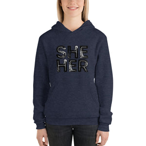 She/Her Pullover Hoodie