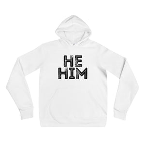 He/Him Pullover Hoodie