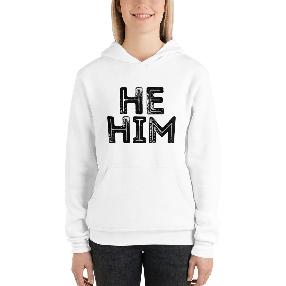 He/Him Pullover Hoodie