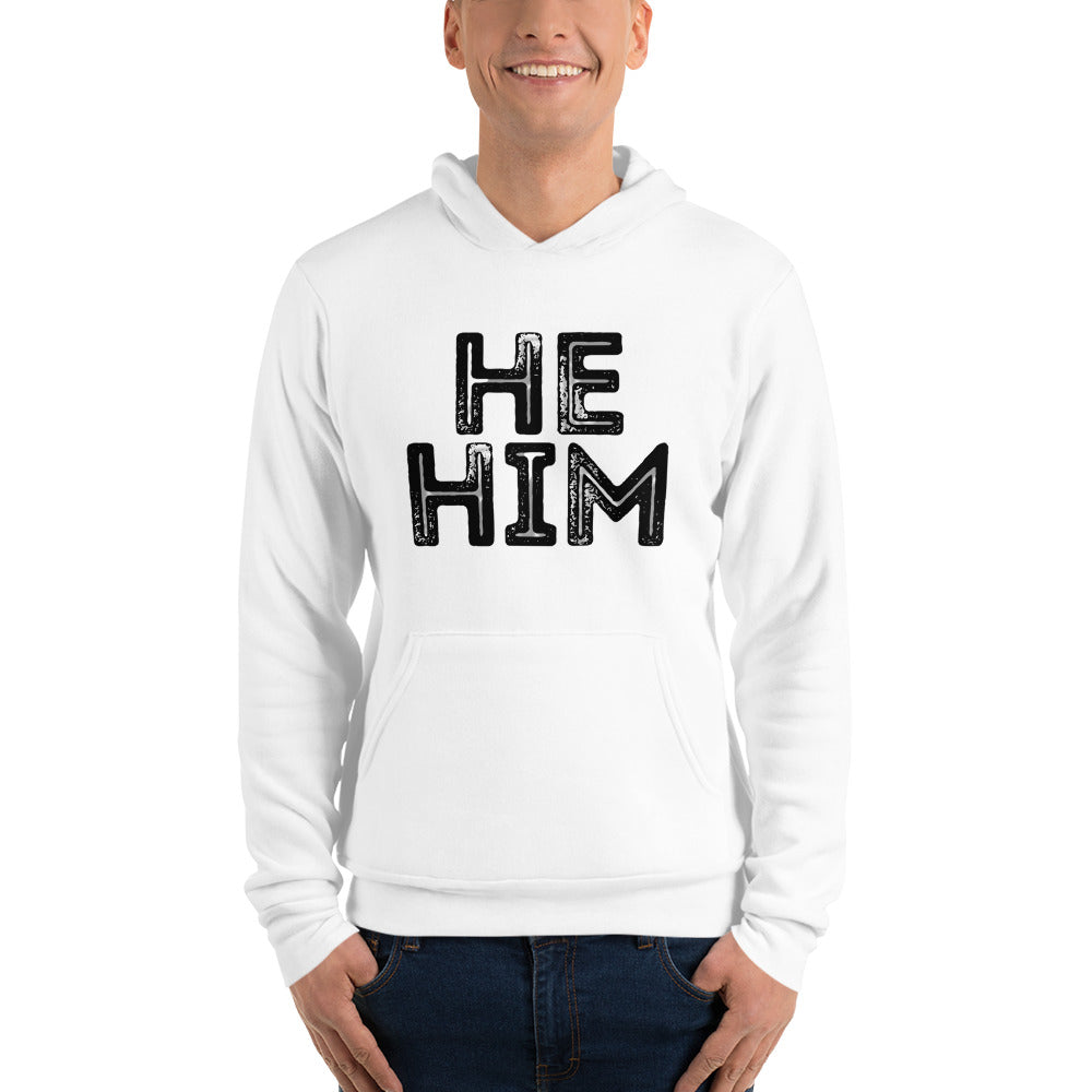 He/Him Pullover Hoodie