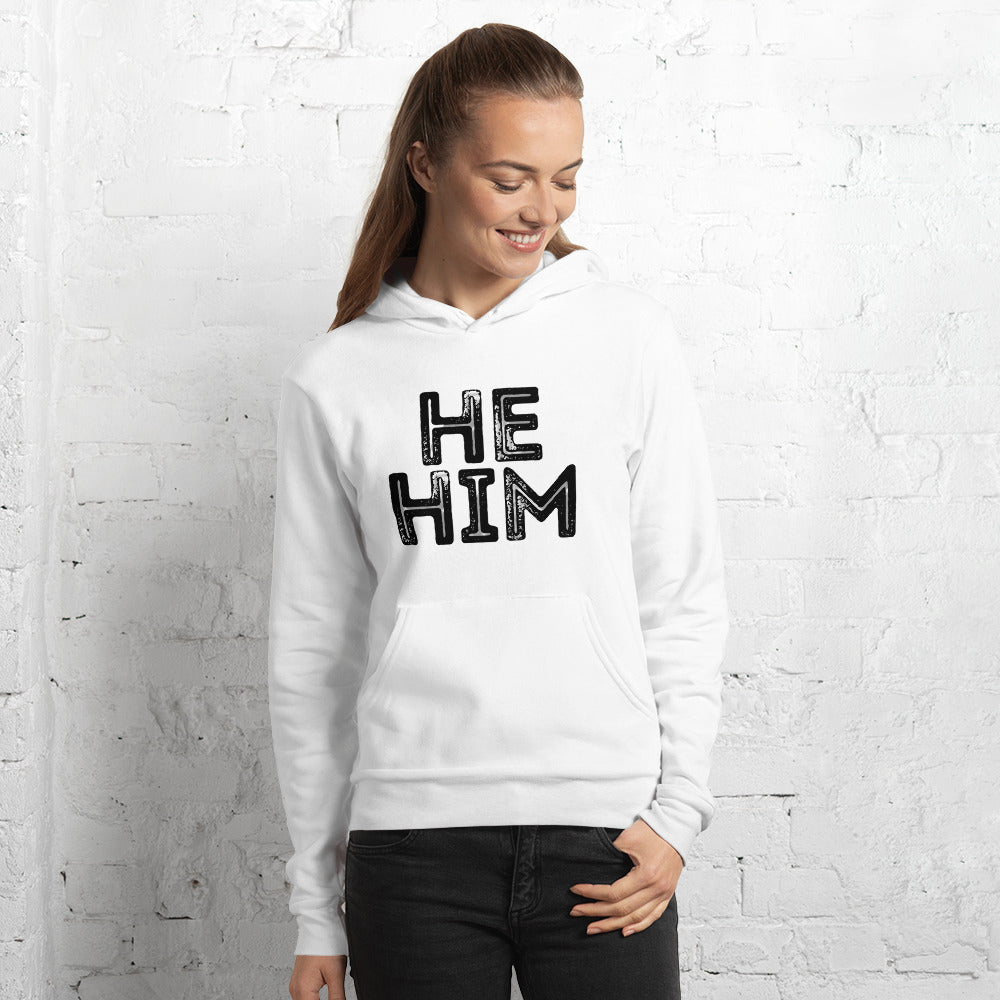 He/Him Pullover Hoodie