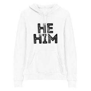 He/Him Pullover Hoodie