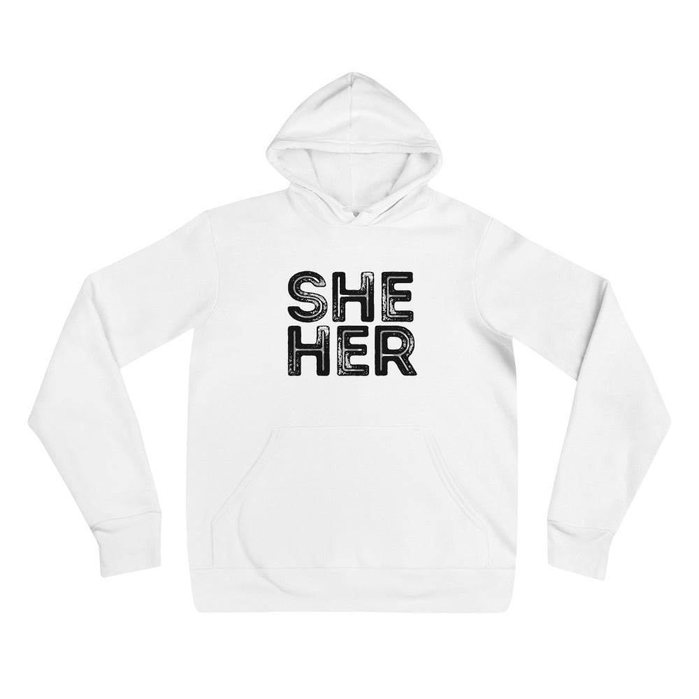 She/Her Pullover Hoodie