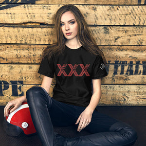 XXX Distressed Short-Sleeve Unisex T-Shirt