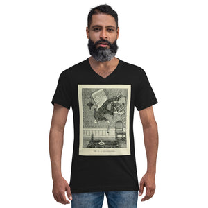 Fig 1. - A CATASTROPHE Unisex Short Sleeve V-Neck T-Shirt by Havoq (Bella & Canvas)