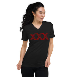 XXX Unisex Short Sleeve V-Neck T-Shirt